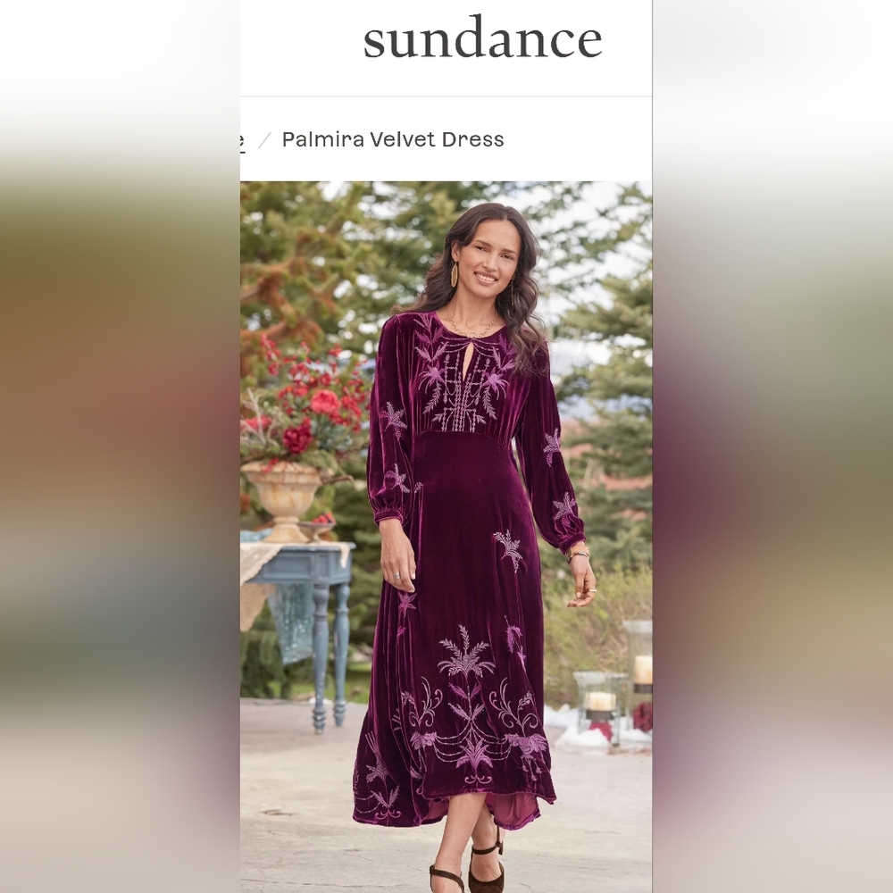 Sundance Catalog Johnny Was Palmira Dress NWT